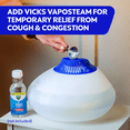 thumbnail image 6 of Vicks Warm Steam Vaporizer Humidifier with Night Light, 1.5 gal, 600 Sq. ft, White, V150SGNLUPCV2, 6 of 8