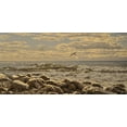 thumbnail image 2 of Adamov, Alexey 18x11 White Modern Wood Framed Museum Art Print Titled - Sea and Stones I, 2 of 4