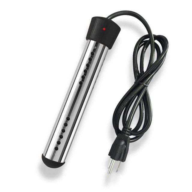 1500w Immersion Heater Portable Electric Submersible Instant Hot Water Heaters For Pool Bucket--
