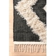 thumbnail image 2 of nuLOOM Margie Tribal Fringe Wool Area Rug, 7' 6" x 9' 6", Black, 2 of 4