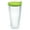 Lime Green Lid, variant on Tervis  Clear & Colorful Lidded Made in USA Double Walled Insulated Travel Tumbler, Fuchsia Lid - 10oz Wavy