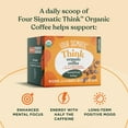 thumbnail image 7 of Organic Instant Coffee Powder by Four Sigmatic | Arabica Instant Coffee Singles with Lion's Mane, Chaga and Rhodiola | Mushroom Coffee Instant Mix for Better Focus and Immune Support | 10 Packets, 7 of 7