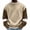 Khaki, variant on qafoshin Mens Color Block Crew Neck Long Sleeve Pullover Tops, Fashion Basic Regular Fit Casual Sweatshirts