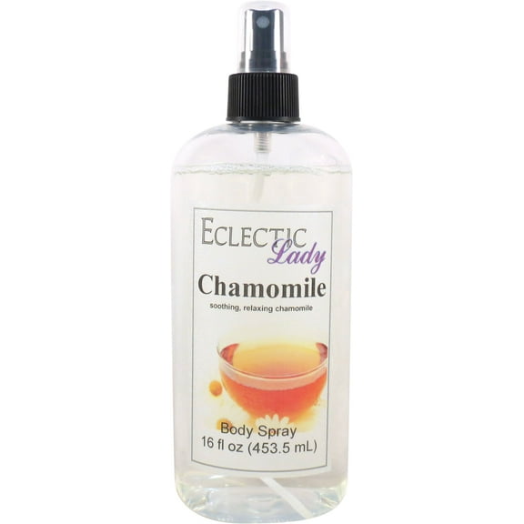 Chamomile Body Spray, Eclectic Lady, Hydrating Mist, Unisex, 16 oz