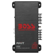 BOSS Audio Systems R1002 2 Channel Car Amplifier, Class A/B, Bridgeable, 2-8 Ohm Stable, Full Range Amp for Speakers & Subwoofer