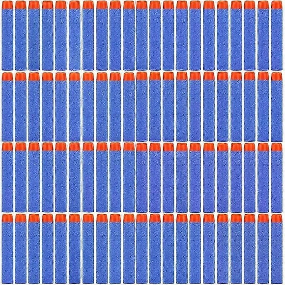 FRENSIT Blue Round Head Bullets 72cm for Nerf N-strike Elite Series Blasters Foam EVA Refill Darts Kids Toy Guns Accessories