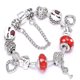 thumbnail image 1 of Pulsera de mujer con dije de llave de cuentas con corona europea LOVE Pulsera de cuentas Noble LOVE Joyería para el día de San Valentín, 1 of 6