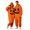 112-Orange, variant on Halloween Adult Onesie Pumpkin Halloween Pajamas Hooded Hooded Long Sleeve Loungewear Flannel Soft Plush One Piece Jumpsuits Fall Winter Cozy Party Wear