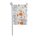 thumbnail image 1 of NUDECOR Lion Cute with Elephant Fox Rabbit Cartoon Character Collection Face Garden Flag Decorative Flag House Banner 28x40 inch, 1 of 1