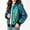 Green, variant on Girls Fashion Jacket Zip Up Sequin Long Sleeve Jacket Party Sparkly Trendy Outerwear Gold Size 2