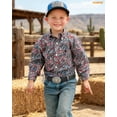 thumbnail image 2 of WHIPPY Kids Western Cowboy Belt for Boys Girls Cowgirl Ratchet Leather Belts with Automatic Buckle, 2 of 6