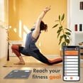 thumbnail image 3 of Báscula inteligente KONQUEST para peso corporal, báscula digital de baño con Bluetooth, IMC, grasa corporal, monitor de composición corporal, analizador de salud con aplicación para smartphone, 181 kg, 3 of 5