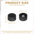 thumbnail image 2 of Uxcell 32 Pcs Phenolic Resin Cover, 20mm Poly Seal Screw Caps Plastic Replacement Bottle Caps Thread Plastic Lids for Chemicals Food Cosmetics Bottles, Black, 2 of 7