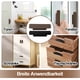 thumbnail image 4 of Yuarrent 8 pack/lote manijas de durabilidad multiusos hogar exquisita artesanía amplia aplicación borde amigable para niños Decoración del hogar Blanco+Gris, 4 of 6