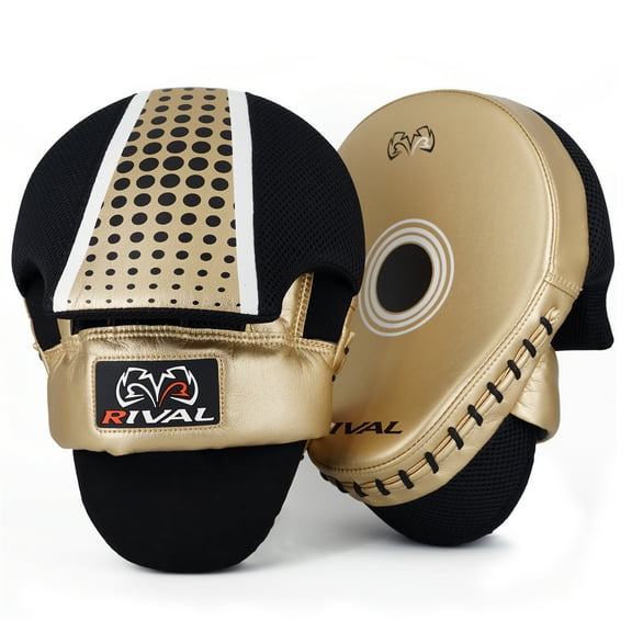 RIVAL Boxing RAPM Pro Punch Mitts - Gold