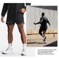 thumbnail image 4 of TRKIYQC Pantalones Cortos Deportivos con Bolsillos para Hombres, Pantalones Cortos Casuales para Correr con Cordón Elástico Suelto de Secado rápidoido de Verano para Entrenamiento Jogging TRKIYQC moda, 4 of 6