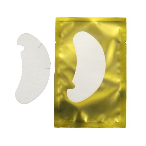 Seitruly Parche de papel para extensión de pestañas, 1 par, almohadillas adhesivas transpirables para debajo de los ojos, parches adhesivos para ojos, Cuidado de ojos Oro Seitruly CE014481-02