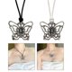 thumbnail image 2 of Butterfly Necklace Sweet Cool Women Necklaces Butterflies Pendant Clavicle Chain Girls Neck Chains Wedding Jewery Gift, 2 of 4