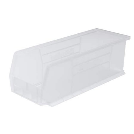 Akro-Mils 30234 Bacs de Rangement en Plastique, Empilables (15 Pouces x 5 Pouces x 5 Pouces), Transparent, (Lot de 12)