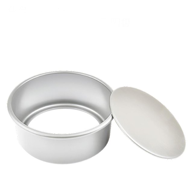 Molde Redondo Para Pasteles De Aleación De Aluminio De 6 Pulgadas Con Fondo Desmontable, Molde Antiadherente Para Hornear, Molde Para Pasteles De Ánodo Diy Para Pastelería Casera matsuzay HA027927-04