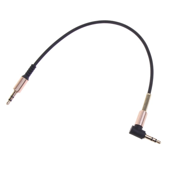 CIYISON 3.5mm Audio Cable, 90 Degree Right Angle 3-Conductor Stereo Aux Cable Cord 3.5mm Male to Male TRS-Cable Extension Line