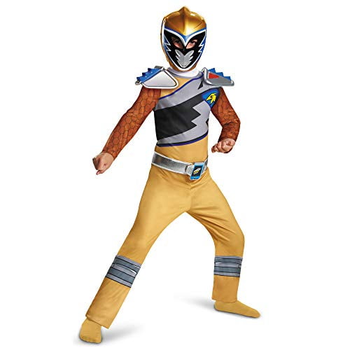 4-6 Disguise Gold Ranger Dino Charge Classic Costume Small 