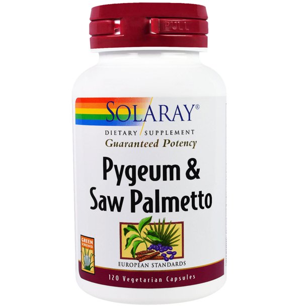 Solaray Pygeum and Saw Palmetto Berry Extracts Mens Health & Prostate