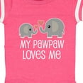 thumbnail image 4 of Inktastic My Pawpaw Loves Me Boys or Girls Baby Bodysuit, 4 of 5
