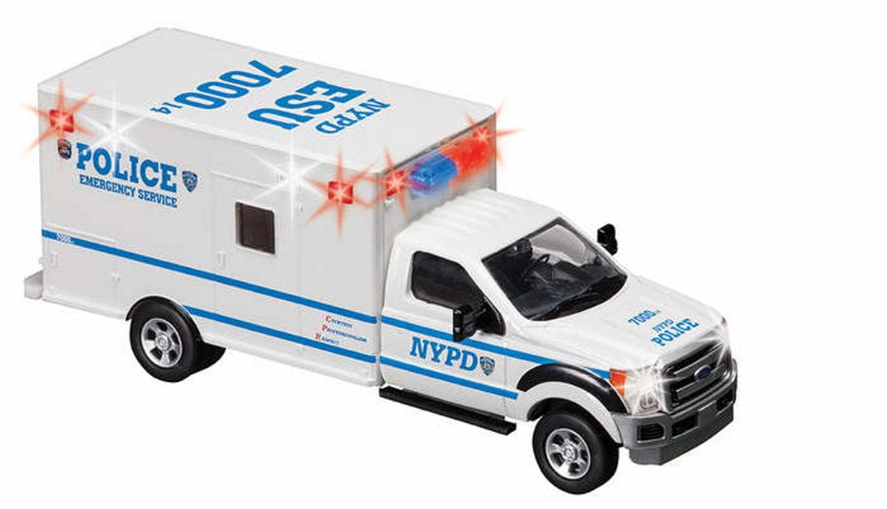 nypd toy car with lights