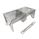 thumbnail image 1 of Parrilla de carbón de parrilla de de carbón de material acero inoxidable, herramientas de parrilla al , parrilla de portátil plegable, 1 of 8