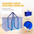 thumbnail image 4 of Bolsas de mudanza HealSmart, paquete de 8, grandes, con cremalleras y asas, azules, 4 of 7