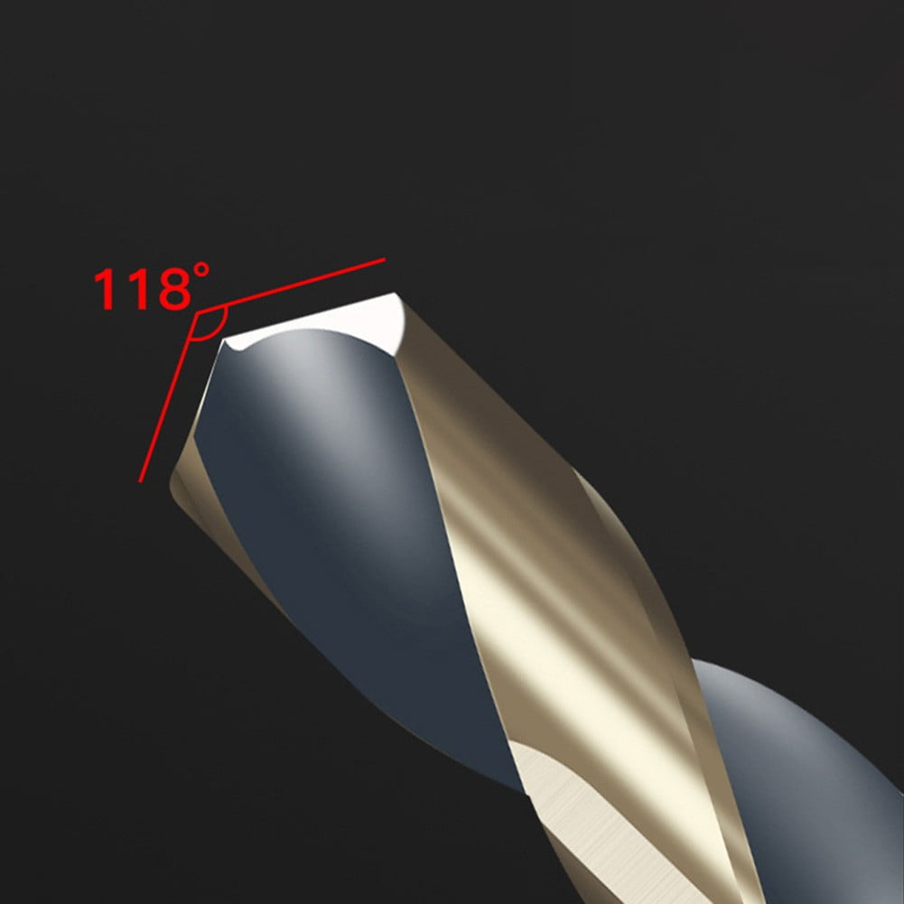 Wuweikeji 12-30mm Round Shank Reduced T-wist Drill Bits Cobalt HSS Hole Cutter Drilling Tool for Wood Iron Stainless Steel Aluminum Metal