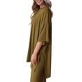 thumbnail image 4 of Conjunto de Chándal PRETTYGARDEN de Dos Piezas para Mujer Verde Ejército Claro Talla M, 4 of 8