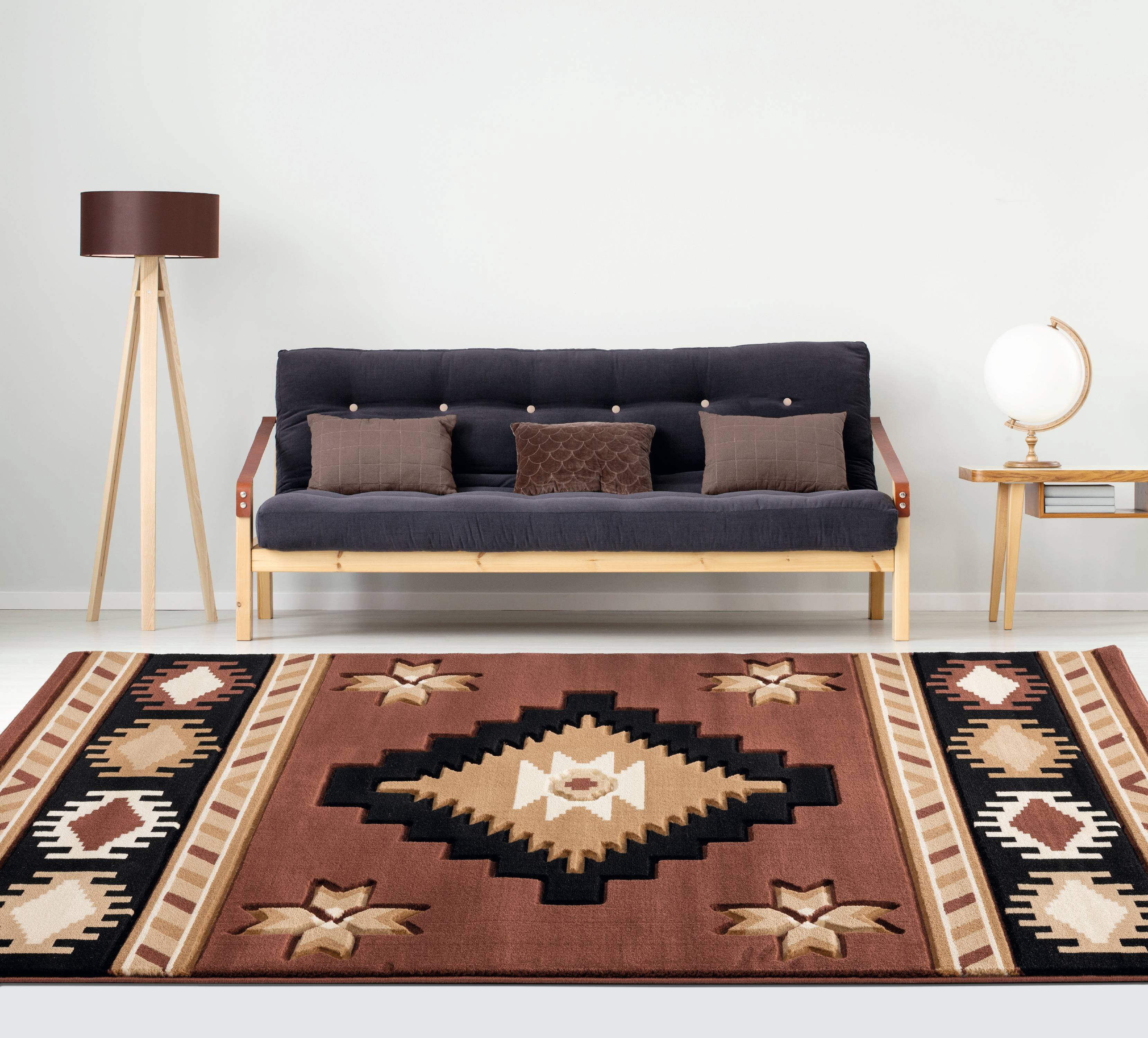 United Weavers Drachma Volos Southwestern Geometric Accent Rug, Brown, 2'7" x 4'2"