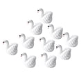 thumbnail image 4 of 10 esculturas de animales Cygnus blanco para la decoración de la del jardín de hadas, 4 of 9