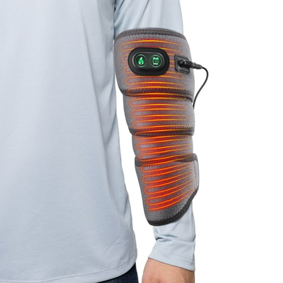 Arm Heating Pad Wrap, Electric Heated Arm Wrap, Extra Long Heated Wrap Belt, Electric Heated Arm Wrap Strip Type for Wrist Ankle Feet with 3 Heat Settings, 78" Power Cord, 45 * 3.5 inch, Gray