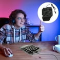 thumbnail image 2 of MasteelfCA Ergonomic Gaming Keyboard Backlight Keyboard E-Sport Keyboard Computer Game Keyboard Play Game Keyboard for Home Dorm, 2 of 7