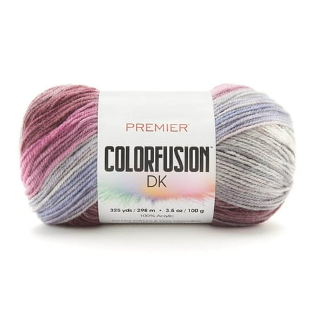 UPC: 0840166801468 | Premier Yarn Colorfusion DK Yarn – Berries & Cream  325 yards
