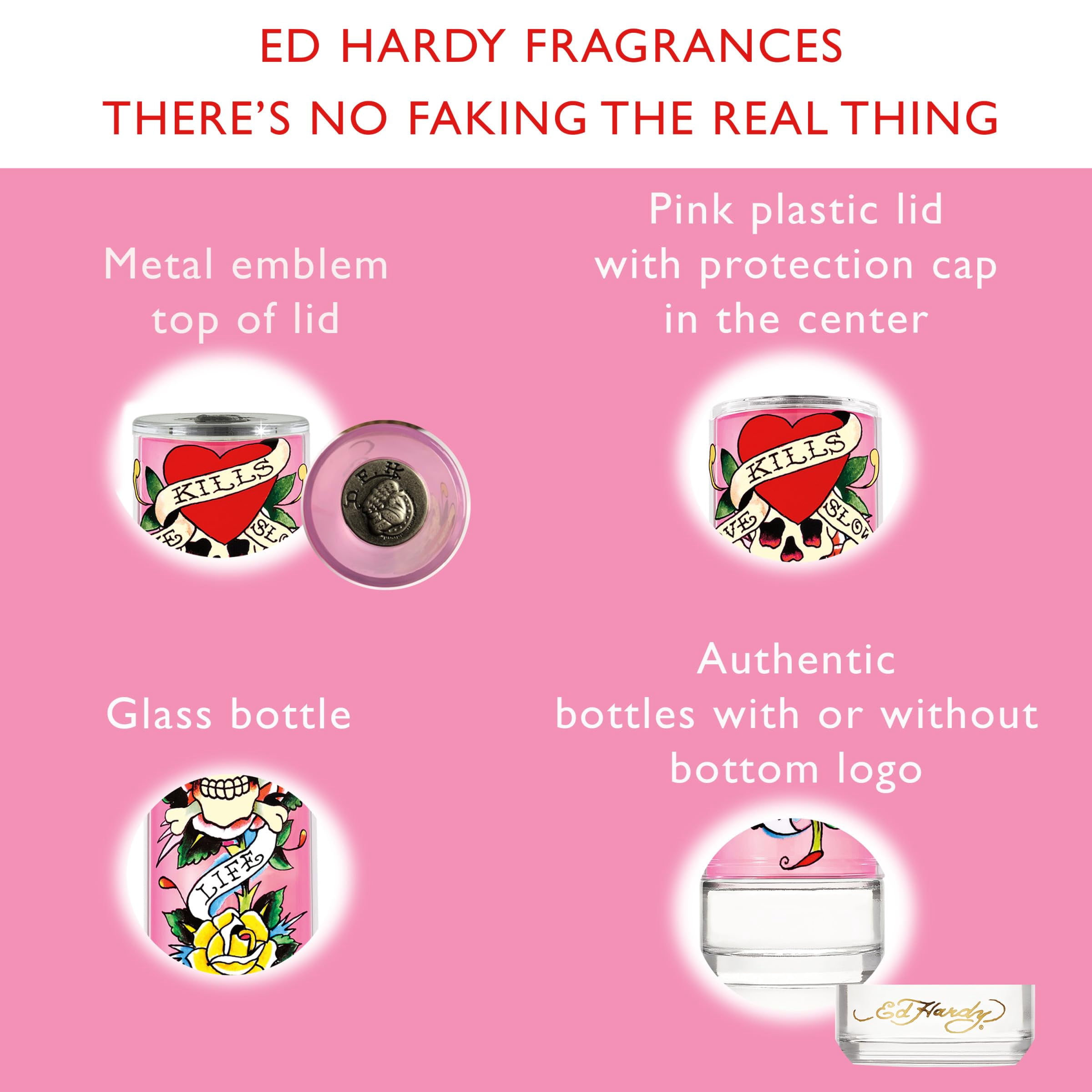 Ed Hardy pour femme - Eau de Parfum vaporisateur  100ml