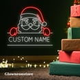 thumbnail image 3 of Glowneon Custom Name Santa Claus Neon Sign, Custom Name Santa Claus Led Light, Santa Claus Light, 3 of 4