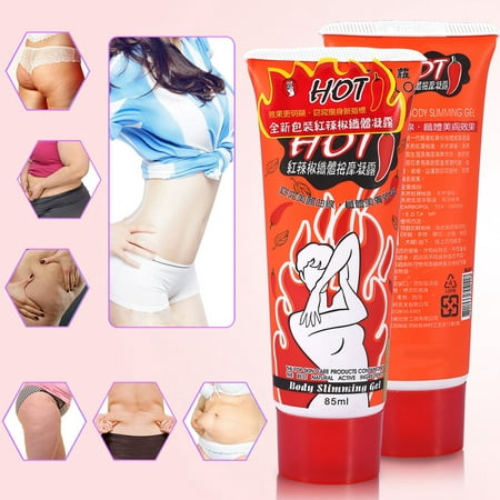 Akozon 85ml Fat Burner Slimming Cream Massage Hot Anti-Cellulite Body Wrap Gel Weight Loss , Massage Gel,Slimming