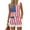White, variant on 4th of July Two Piece Sets for Women 250th Year Square Neck Drawstring Patriotic Outfits Red White Blue Sleeveless Tank Top Summer Short Sets with Pockets White M