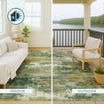 thumbnail image 4 of Addison Rugs Chantille Indoor/Outdoor Transitional Abstract Aloe Machine Washable Rectangle Rug, 10' x 14', 4 of 8