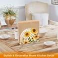 thumbnail image 6 of Yayeee Napkin Holder for Table Set of 2 Kitchen Paper Tissue Organization, Beige Sunflowers, 6 of 8