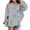 F55-Grey, variant on Girls Hoodies Bow Graphic Long Sleeve Hooded Sweatshirt Kids Cute Pullover Tops Tween Girl Back To School Preppy Clothes 13-14 Years
