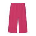 thumbnail image 2 of Jalioing Kids Capris Casual Wide Leg Elastic Waist Loose Crop Pants Boys Girls Summer Capri Pants with Pocket, 2 of 6