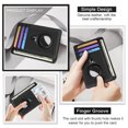 thumbnail image 6 of Ameha Adult Card Holder Fit AirTag Leather Men Wallet Multi Slot Slim RFID Blocking Gift for Unisex, 6 of 20