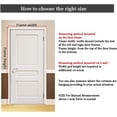 thumbnail image 3 of GHSDFBB Home Thermal Insulated Door Curtain, Winter Thicken Cotton Heavy Duty PU Soundproof Sheet, Windproof Waterproof Cold Protection Blanket Living Room Doorway (Color : Blue, Size : 70x200cm, 3 of 7