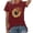 Brick Red, variant on Active Tops Women Loose Top Womens T Shirts Womens Solid Color Top Long Sleeve Women Running Tech Pack Women's T Shirt Womens Too Loose T Shirts Women Swim Tee Sports T Shirt for Purple S
