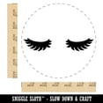 thumbnail image 2 of Luscious Plump Eyelashes Self-Inking Rubber Stamp Ink Stamper - Red Ink - Large 1-1/2 Inch, 2 of 7